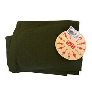 Iconic American Apparel Circle Scarf in Olive NWT